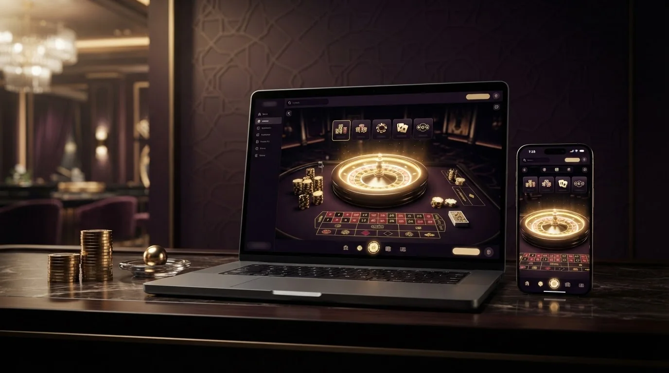 Royale kazino platformasının ümumi görünüşü